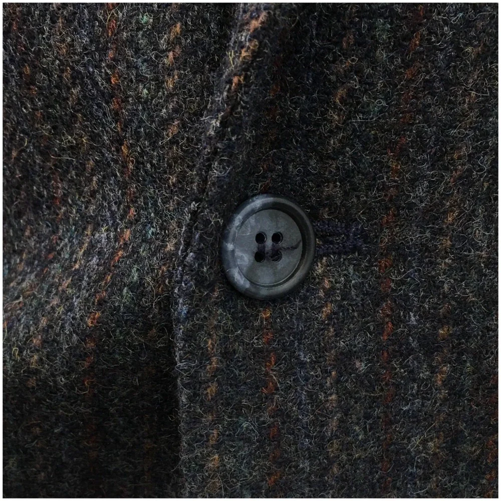 VINTAGE HAGGAR Mens Tweed Blazer Sport Coat Casual‎ Jacket Size 40L Wool Suit